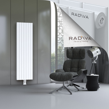 Oti Aluminium Radiator 1800x514 White - Thumbnail