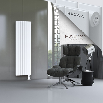 Oti Aluminium Radiator 1800x514 White - Thumbnail