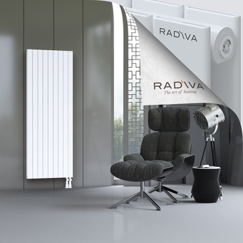 Oti Aluminium Radiator 1800x662 White - Thumbnail