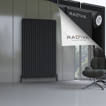 Oti Aluminium Radiator 1900x1180 Black - Thumbnail