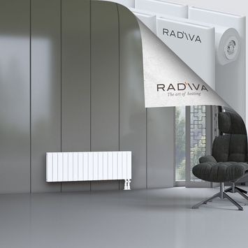 Oti Aluminium Radiator 400x1254 White - Thumbnail