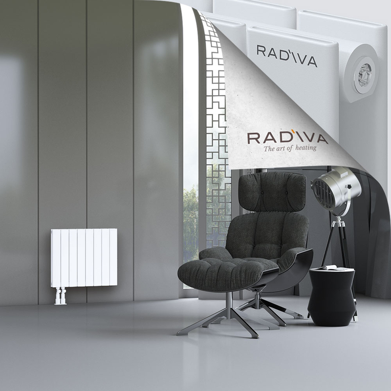 Oti Aluminium Radiator 500x588 White