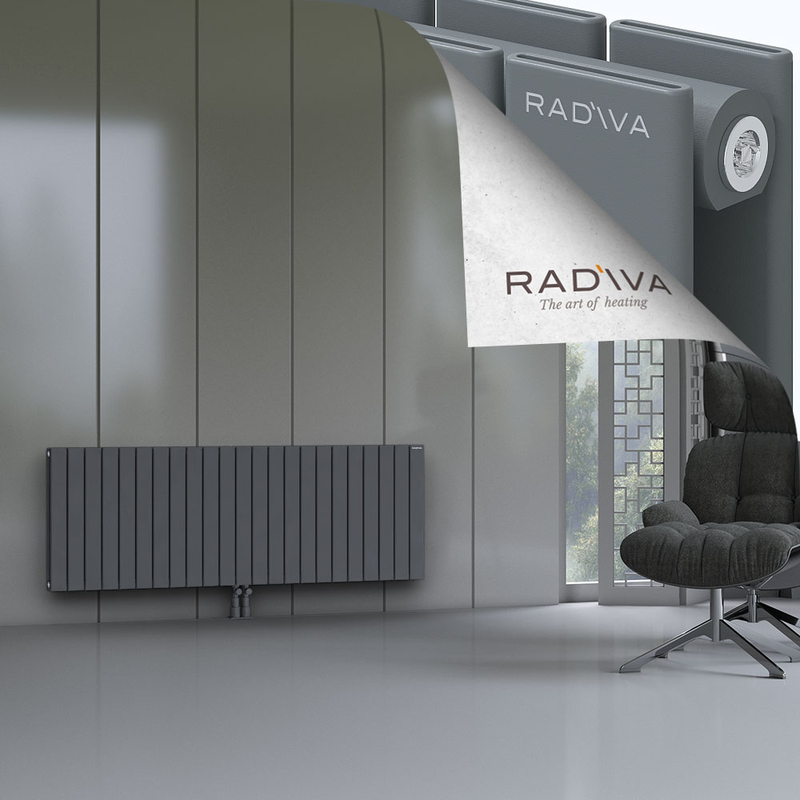 Oti Aluminium Radiator 600x1698 Anthracite