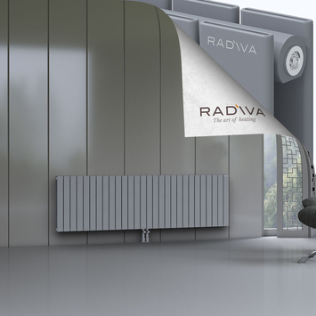 Oti Aluminium Radiator 600x2068 Grey - Thumbnail