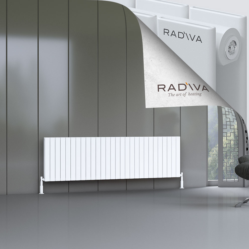 Oti Aluminium Radiator 600x2068 White