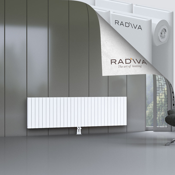 Oti Aluminium Radiator 600x2142 White - Thumbnail