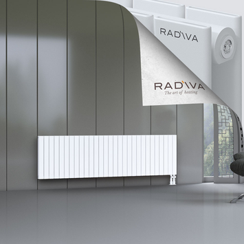 Oti Aluminium Radiator 600x2142 White - Thumbnail