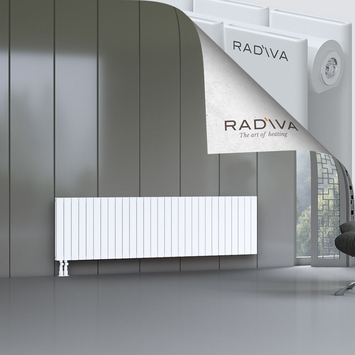 Oti Aluminium Radiator 600x2142 White - Thumbnail