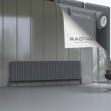 Oti Aluminium Radiator 600x2364 Anthracite - Thumbnail