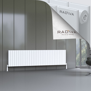 Oti Aluminium Radiator 600x2364 White - Thumbnail