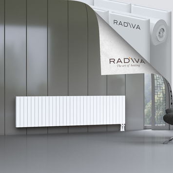 Oti Aluminium Radiator 600x2364 White - Thumbnail