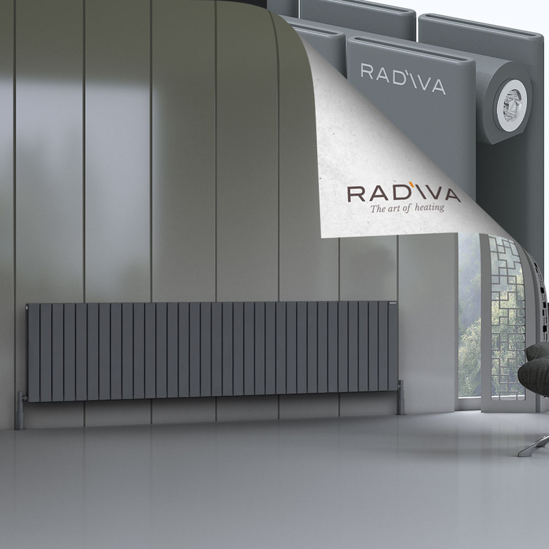 Oti Aluminium Radiator 600x2512 Anthracite