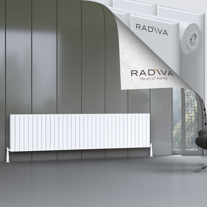 Oti Aluminium Radiator 600x2512 White