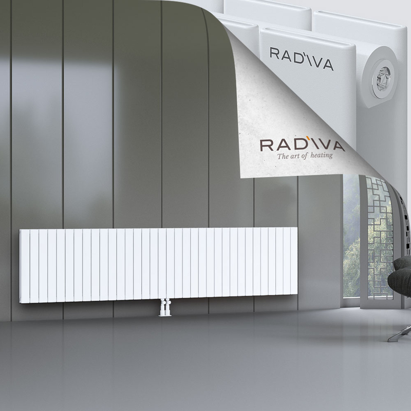 Oti Aluminium Radiator 600x2512 White