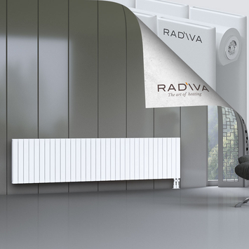 Oti Aluminium Radiator 600x2512 White - Thumbnail