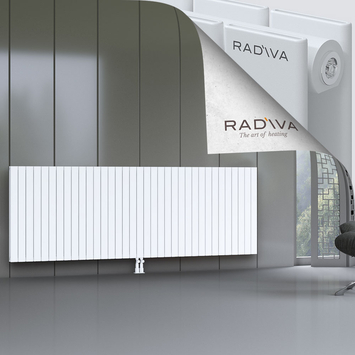 Oti Aluminium Radiator 900x2586 White - Thumbnail