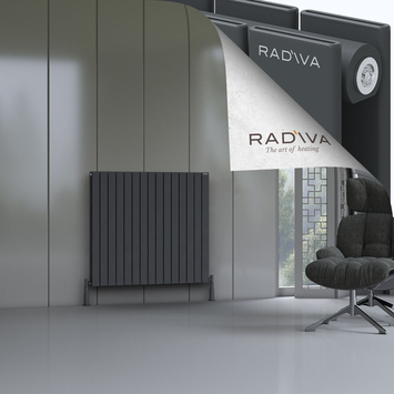 Radiva - Oti Radiateur En Aluminium 1000x1106 Anthracite Foncé