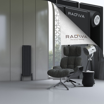 Radiva - Oti Radiateur En Aluminium 1000x292 Noir