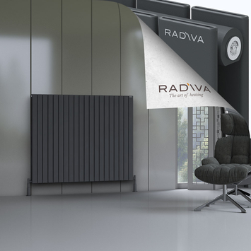 Radiva - Oti Radiateur En Aluminium 1200x1476 Anthracite Foncé