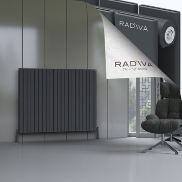 Radiva - Oti Radiateur En Aluminium 1200x1550 Anthracite Foncé