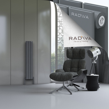 Radiva - Oti Radiateur En Aluminium 1200x218 Anthracite