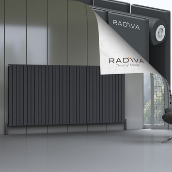 Radiva - Oti Radiateur En Aluminium 1200x2512 Anthracite Foncé