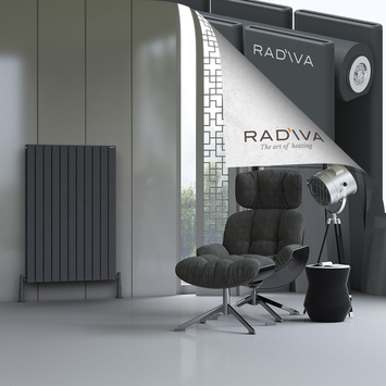 Radiva - Oti Radiateur En Aluminium 1200x810 Anthracite Foncé