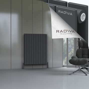 Radiva - Oti Radiateur En Aluminium 1200x958 Anthracite Foncé