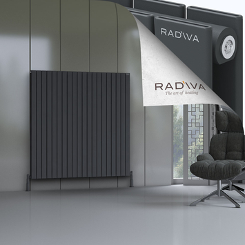 Radiva - Oti Radiateur En Aluminium 1500x1476 Anthracite Foncé