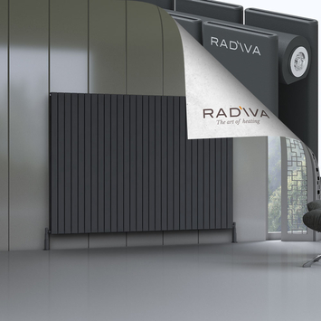 Radiva - Oti Radiateur En Aluminium 1500x2142 Anthracite Foncé
