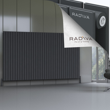 Radiva - Oti Radiateur En Aluminium 1500x2586 Anthracite Foncé