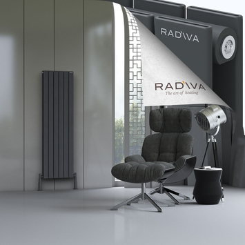 Radiva - Oti Radiateur En Aluminium 1500x440 Anthracite Foncé