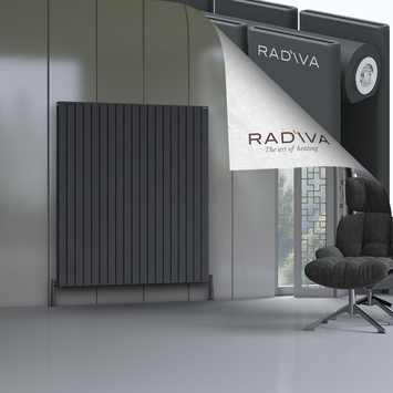 Radiva - Oti Radiateur En Aluminium 1600x1402 Anthracite Foncé