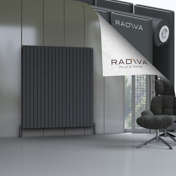 Radiva - Oti Radiateur En Aluminium 1600x1476 Anthracite Foncé