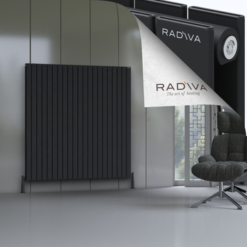 Radiva - Oti Radiateur En Aluminium 1600x1550 Noir