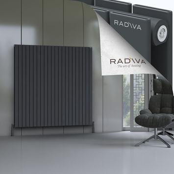 Radiva - Oti Radiateur En Aluminium 1600x1624 Anthracite Foncé