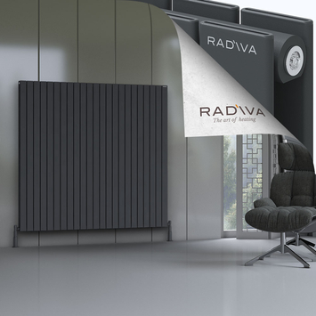 Radiva - Oti Radiateur En Aluminium 1600x1698 Anthracite Foncé