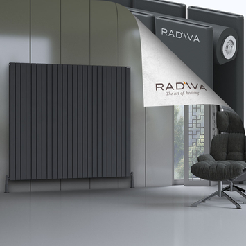 Radiva - Oti Radiateur En Aluminium 1600x1772 Anthracite Foncé