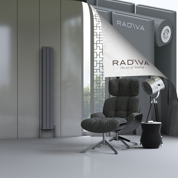 Radiva - Oti Radiateur En Aluminium 1600x218 Anthracite