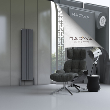 Radiva - Oti Radiateur En Aluminium 1600x366 Anthracite