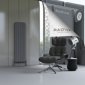 Radiva - Oti Radiateur En Aluminium 1600x440 Anthracite