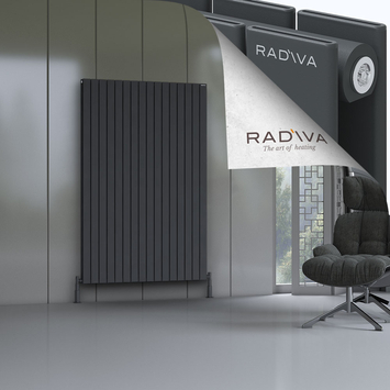 Radiva - Oti Radiateur En Aluminium 1800x1180 Anthracite Foncé
