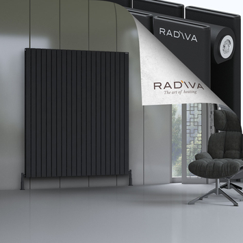 Radiva - Oti Radiateur En Aluminium 1800x1550 Noir