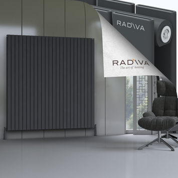 Radiva - Oti Radiateur En Aluminium 1800x1772 Anthracite Foncé