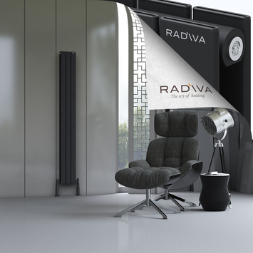 Radiva - Oti Radiateur En Aluminium 1800x218 Noir