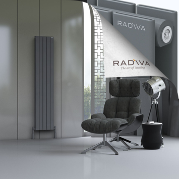 Radiva - Oti Radiateur En Aluminium 1800x366 Anthracite