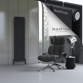 Radiva - Oti Radiateur En Aluminium 1800x440 Noir