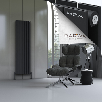 Radiva - Oti Radiateur En Aluminium 1800x514 Noir