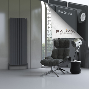 Radiva - Oti Radiateur En Aluminium 1800x662 Anthracite Foncé