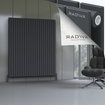 Radiva - Oti Radiateur En Aluminium 1900x1624 Anthracite Foncé